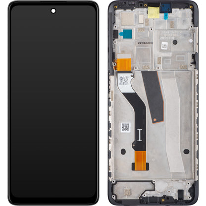 Display s dodirnim zaslonom Motorola Moto G51 5G, s okvirom, crni, Service Pack 5D68C20028