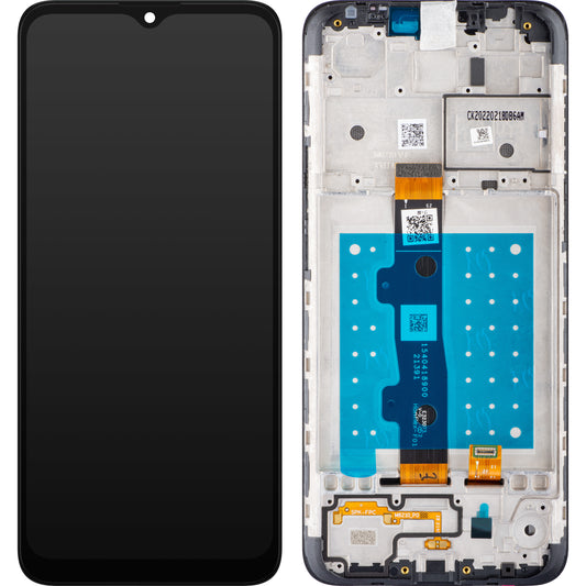 Zaslon s dodirnim ekranom Motorola Moto E7, s okvirom, crni, paket za servis 5D68C17784
