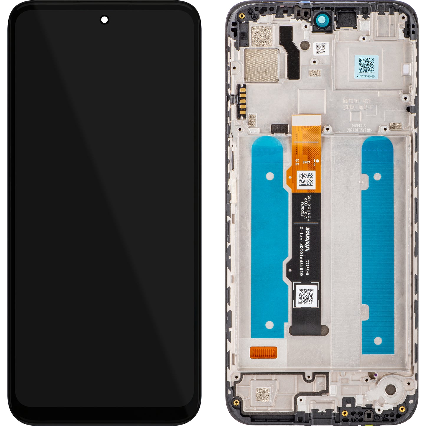 Zaslon s dodirnim ekranom Motorola Moto G31 (XT2173-3), s okvirom, crni, servisni paket 5D68C19989
