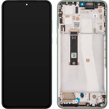 Zaslon s dodirnim ekranom Motorola Edge 30 Neo, s okvirom, Zelena (Aqua Foam), Servisni paket 5D68C21406