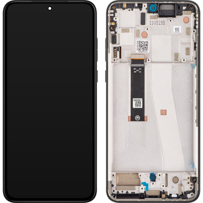 Zaslon s dodirnim ekranom Motorola Edge 30 Neo, s okvirom, crni (Black Onyx), servisni paket 5D68C21403