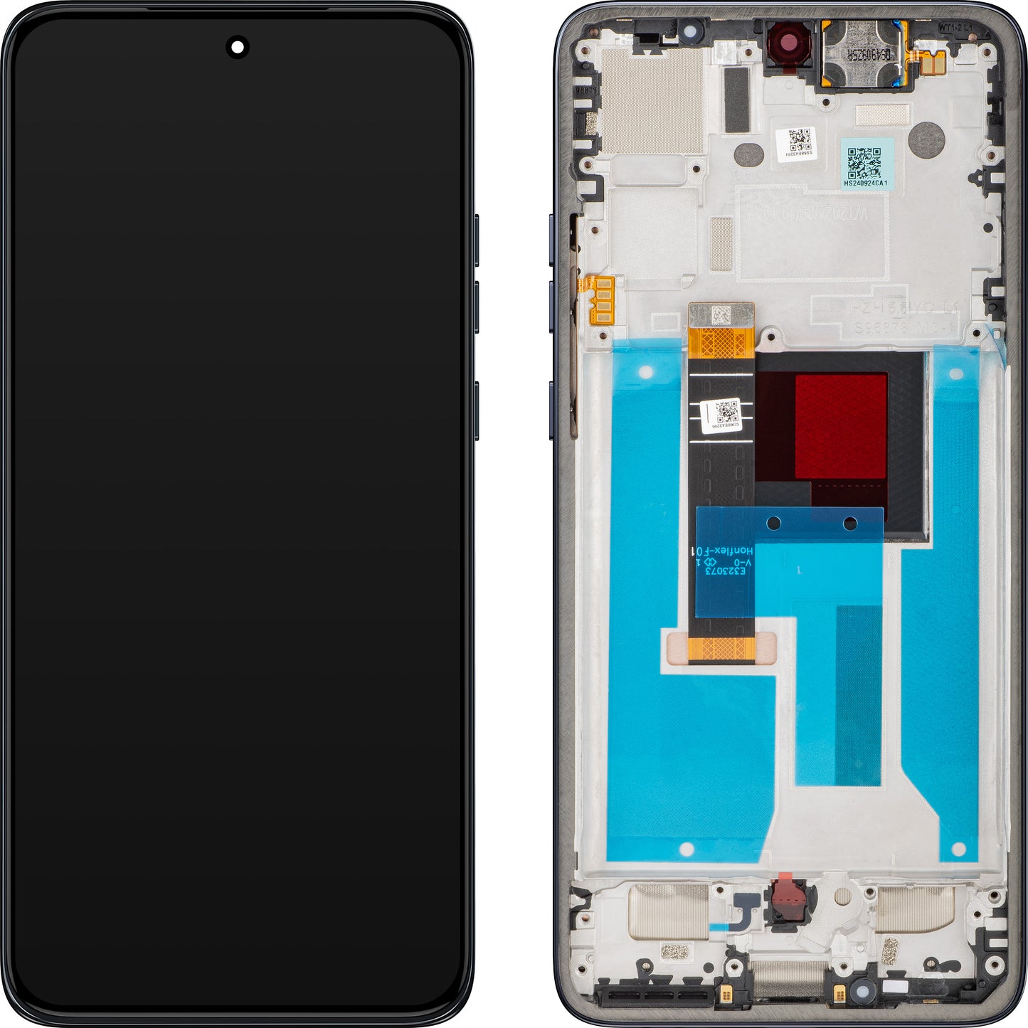Zaslon s dodirnim ekranom Motorola Edge 50 Neo, s okvirom, siva (Grisaille), servisni paket 5D68C28683