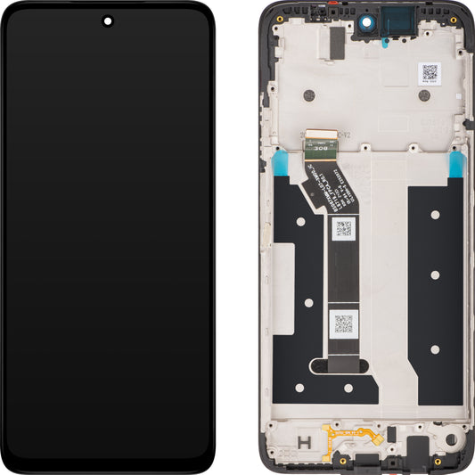 Zaslon s dodirnim ekranom Motorola Moto G35, s okvirom, crni, servisni paket 5D68C28856