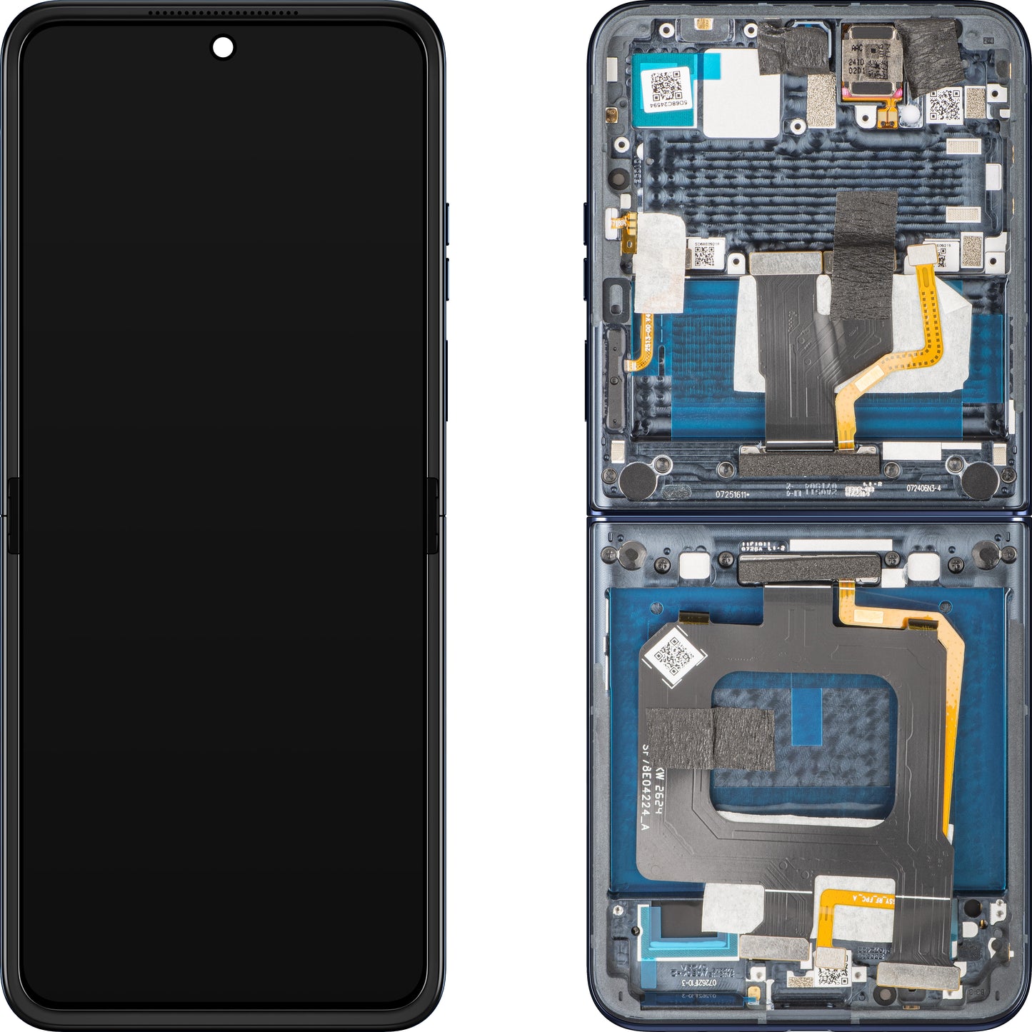 Display s dodirnim zaslonom Motorola Razr+ 2025 / Razr+ 2024 / Razr 50 Ultra, s okvirom, Sub Inner, tamnoplav (Navy Blazer), Service Pack 5D68C24698