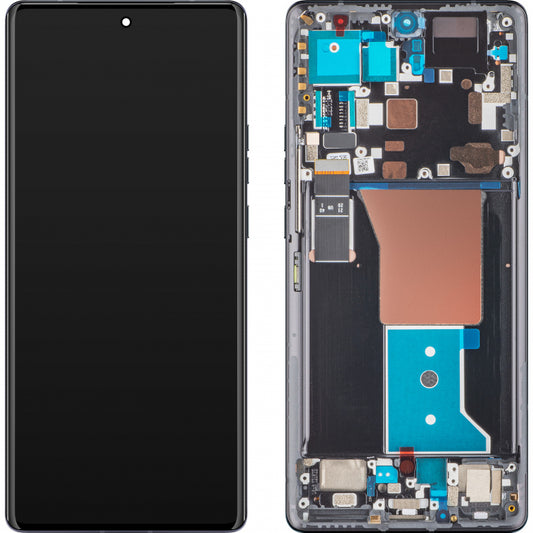 Display s Touchscreenom Motorola Edge 40 Pro, s okvirom, Crna (Interstellar Black), Swap 5D68C22010