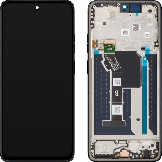 Display s dodirnim zaslonom Motorola Moto G56, s okvirom, tamnoplav (Black Oyster), Service Pack 5D68C30208