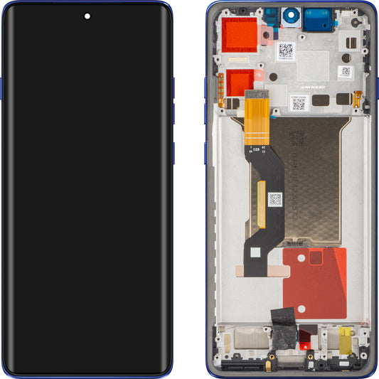 Display s dodirnim zaslonom Motorola Edge 60 Pro, s okvirom, Plava (Dazzling Blue), Service Pack 5D68C30046