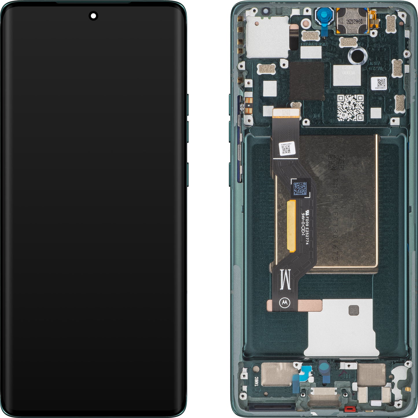 Zaslon s dodirnim zaslonom Motorola Edge 50, s okvirom, zelen (Jungle Green), Swap 5D68C25136