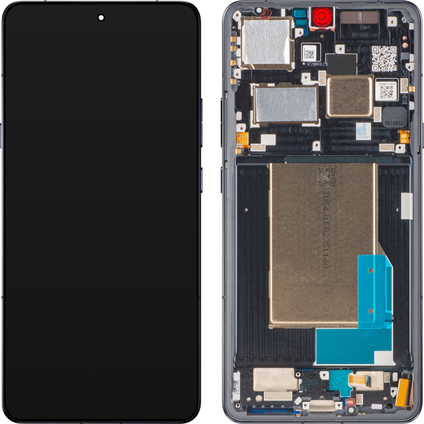 Display s Touchscreenom Motorola Edge 70 Ultra / Signature, s Okvirom, Crni, Service Pack 5D68C31910