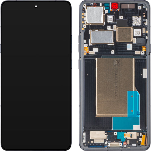 Display s Touchscreenom Motorola Edge 70 Ultra / Signature, s Okvirom, Crni, Service Pack 5D68C31910