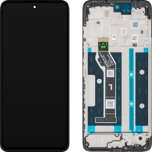 Display s Touchscreenom Motorola Moto G17 / G17 Power, s okvirom, Mornarsko plava (Pantone Evening Blue), Service Pack 5D68C32196