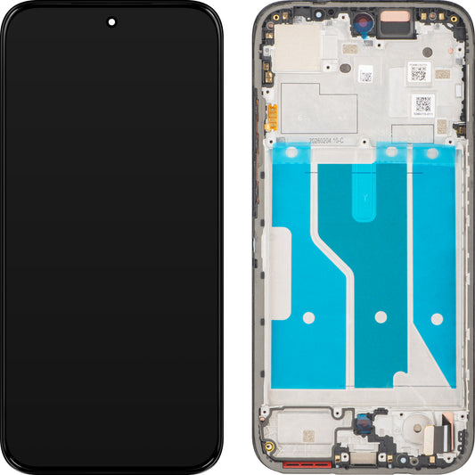 Zaslon s dodirnim zaslonom Motorola Moto G87, s okvirom, crni, Service Pack 5D68C32731