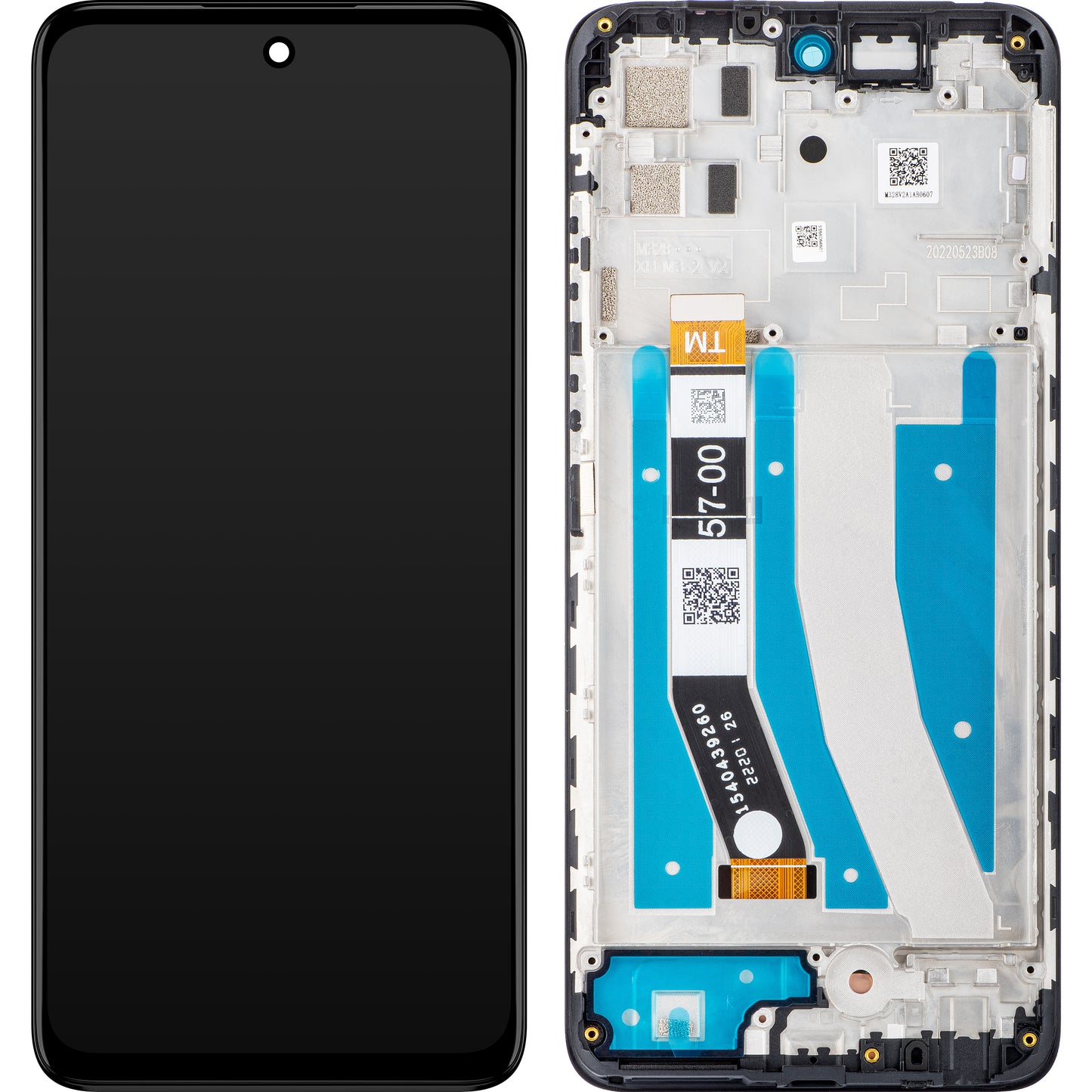 Zaslon s dodirnim zaslonom Motorola Moto G32, s okvirom, siva (Mineral Grey), Swap 5D68C21151