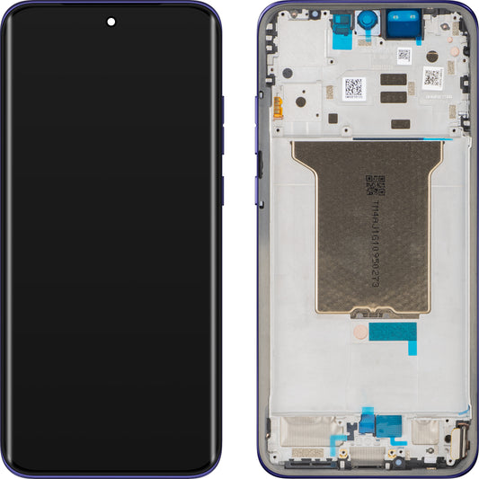 Zaslon s dodirnim zaslonom Motorola Edge 70 Fusion+ / Edge 70 Fusion, s okvirom, Ljubičasta (Pantone Orient Blue), Servisni paket 5D68C32064