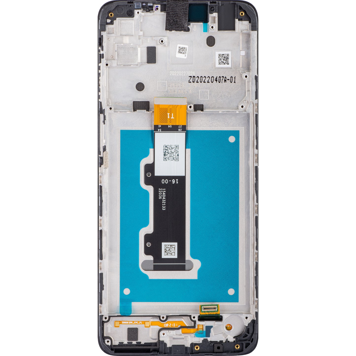 Zaslon s dodirnim ekranom Motorola Moto E32, s okvirom, crni, paket za servis 5D68C20684