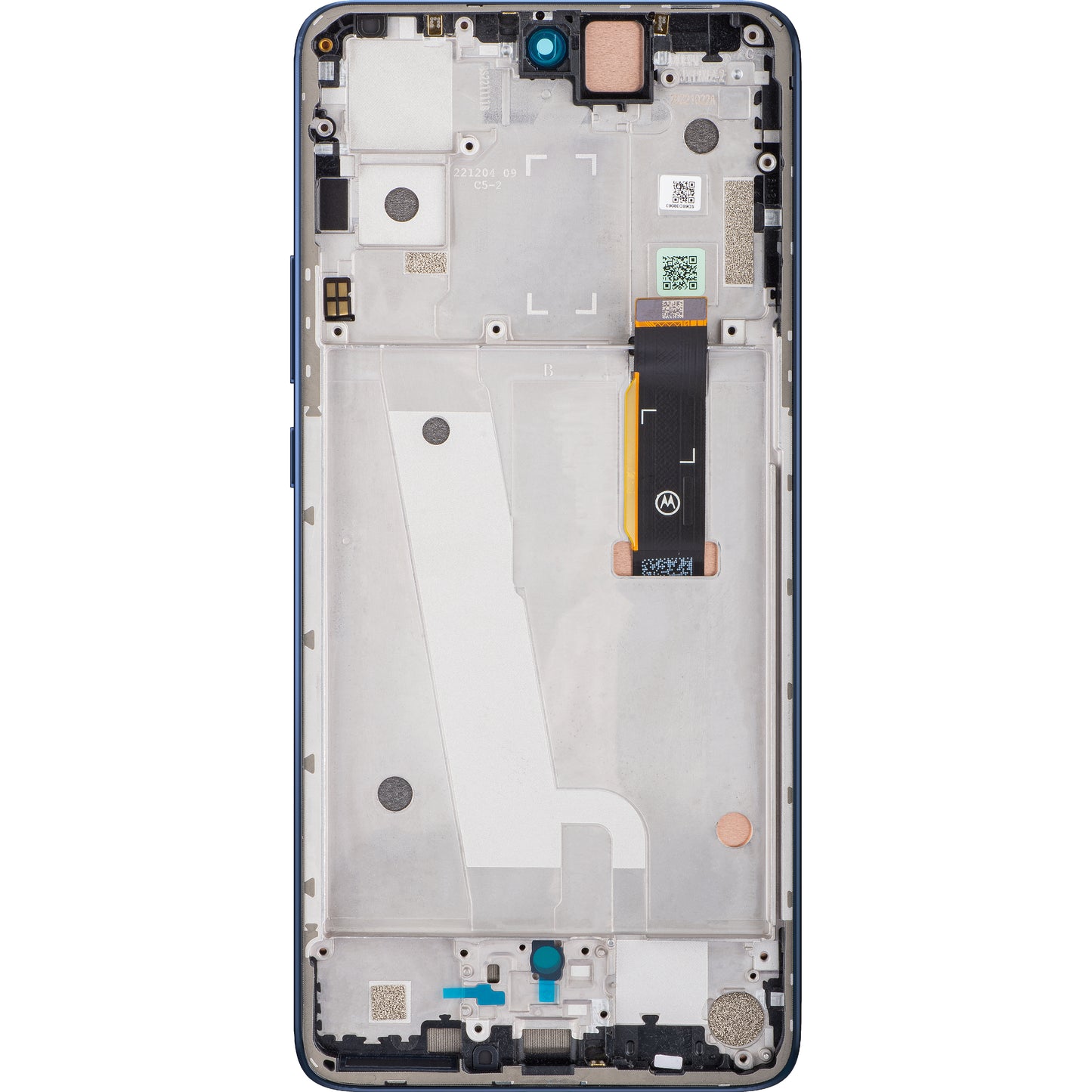 Zaslon s dodirnim ekranom Motorola Edge 30, s okvirom, siva (Meteorite Gray), servisni paket 5D68C20584
