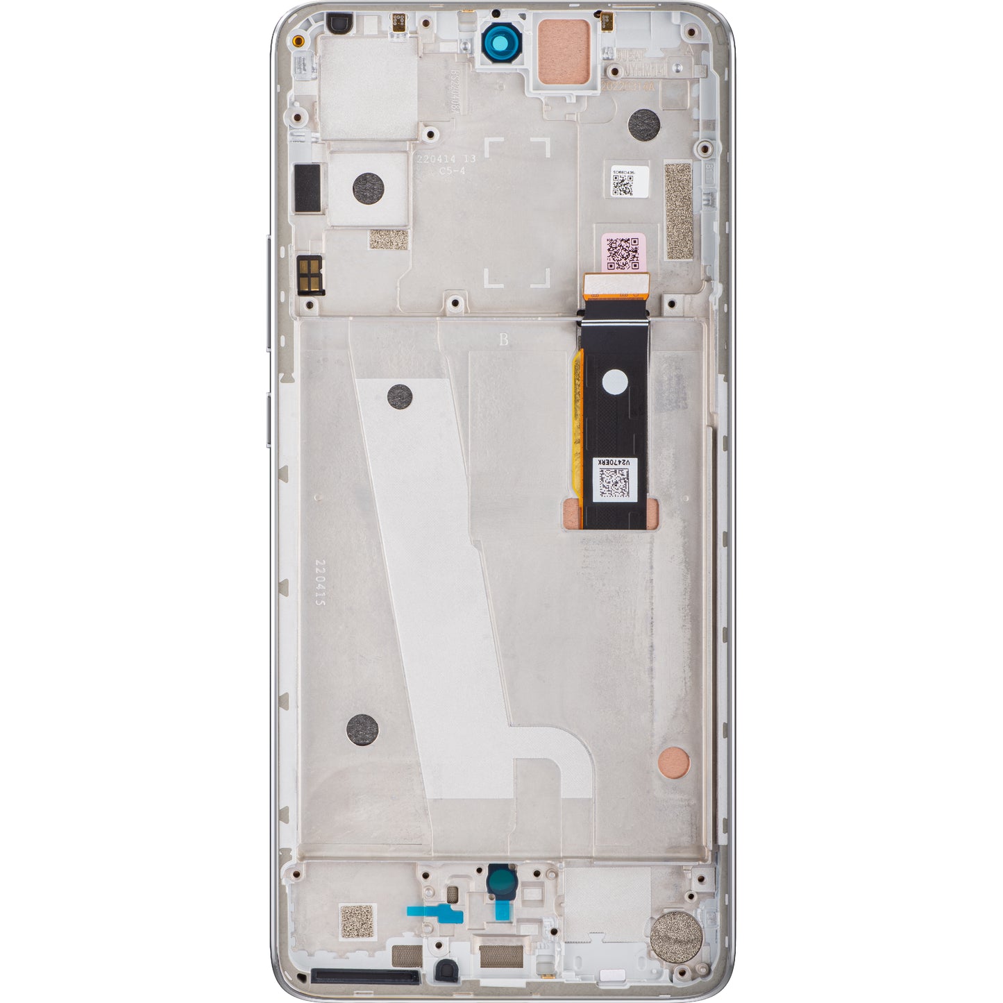 Zaslon s dodirnim ekranom Motorola Edge 30, s okvirom, srebrni, servisni paket 5D68C20586