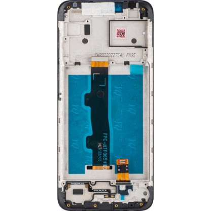 Zaslon s dodirnim ekranom Motorola Moto E7i Power / E7 Power, s okvirom, crni, paket za servis 5D68C18235