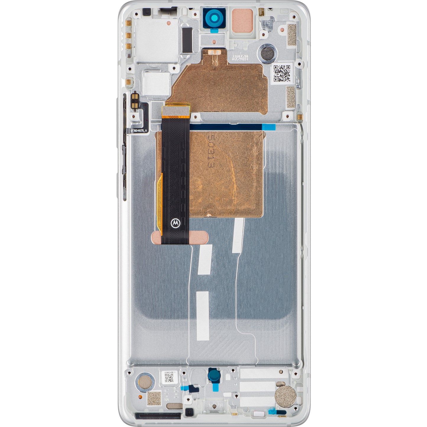 Zaslon s dodirnim ekranom Motorola Edge 30 Fusion, s okvirom, bijela (Aurora White), servisni paket 5D68C21528
