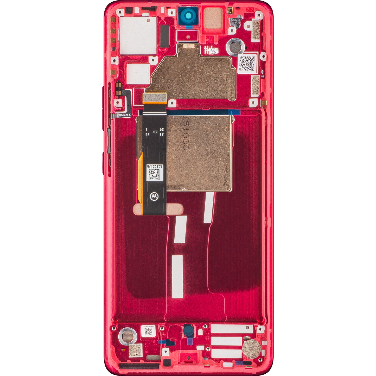 Zaslon s dodirnim ekranom Motorola Edge 30 Fusion, s okvirom, crveni (Viva Magenta), servisni paket 5D68C22034