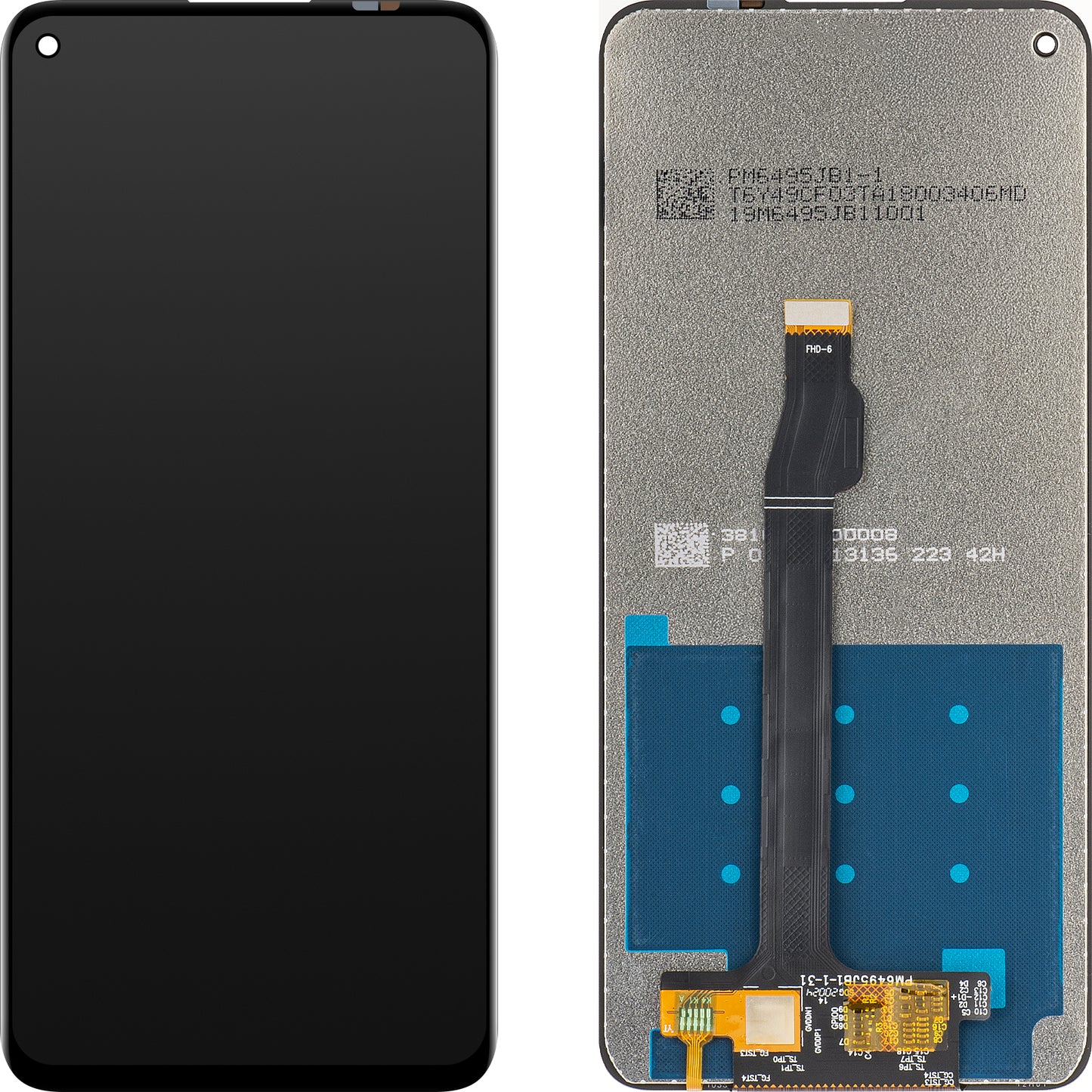 Zaslon s dodirnim ekranom MP kompatibilan s Huawei nova 7 SE / P40 lite 5G