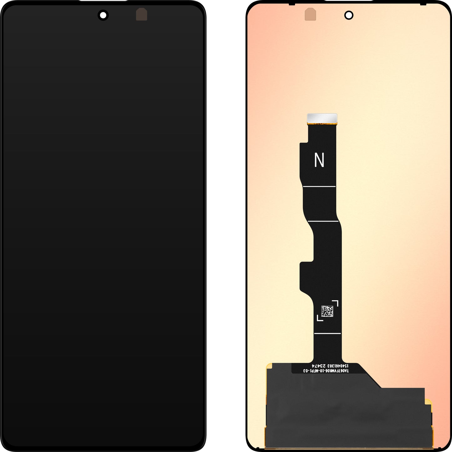 Zaslon s dodirnim ekranom MP kompatibilan s Xiaomi Poco F5 / Redmi Note 12 Turbo / Note 13 5G, OLED verzija