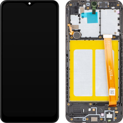 Zaslon s dodirnim zaslonom MP kompatibilan s Samsung Galaxy A20e A202, s okvirom, crni