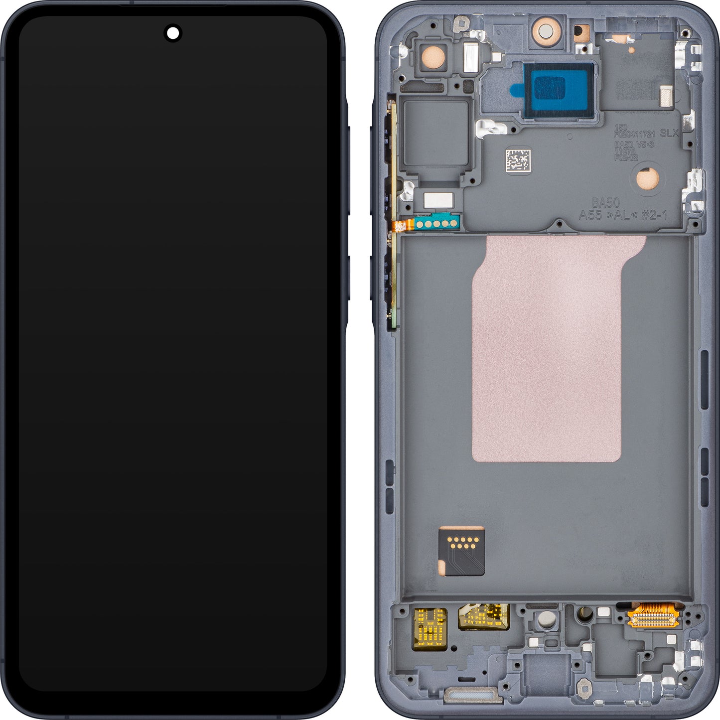 Display s Touchscreenom MP kompatibilan s Samsung Galaxy A55 5G A556, s okvirom, Crni