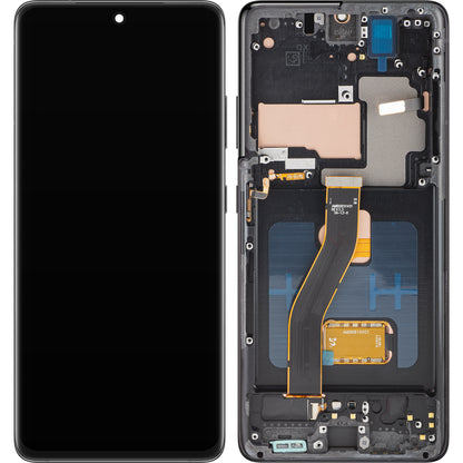Display s Touchscreenom MP kompatibilan sa Samsung Galaxy S21 Ultra 5G G998, s okvirom, OLED verzija, Crna