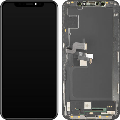Zaslon s dodirnim zaslonom MP kompatibilan s Apple iPhone XS, s okvirom, verzija Soft OLED FHD, crna