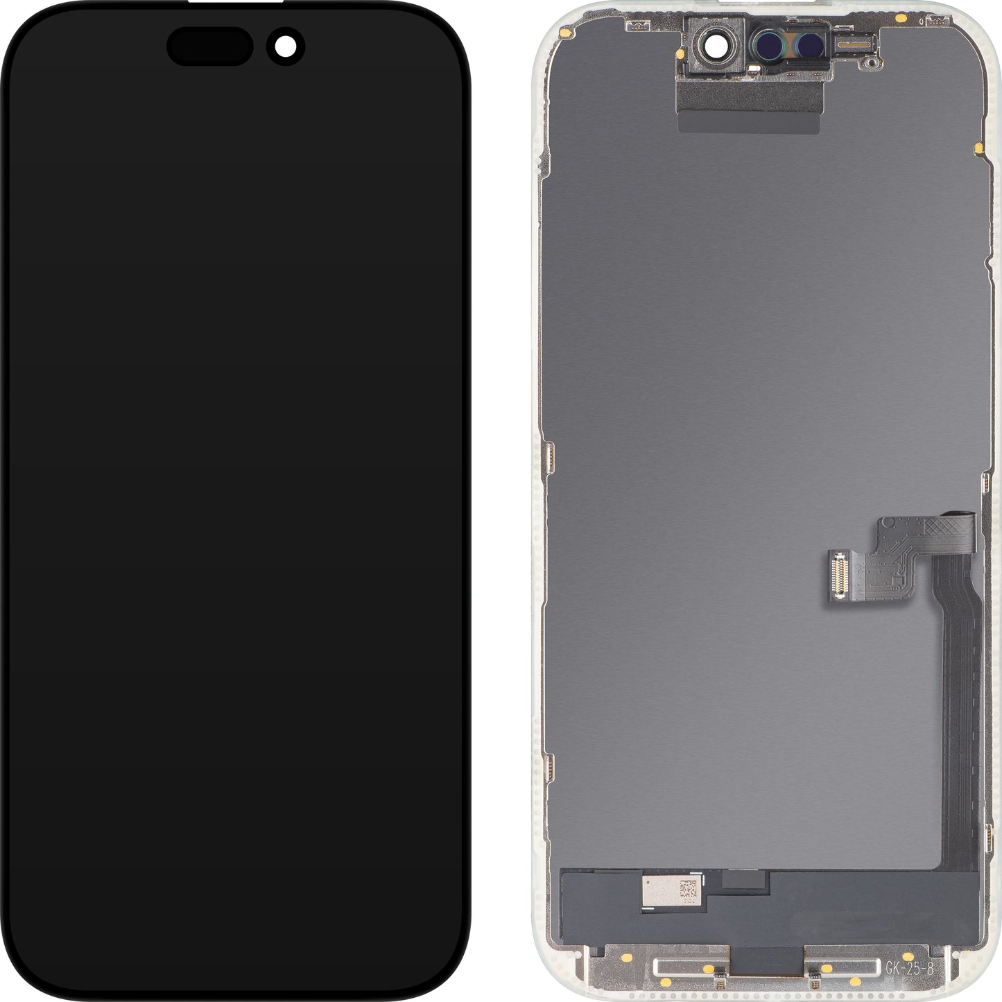 Display s Touchscreenom MP kompatibilan s Apple iPhone 16 Pro, s Okvirom, OLED FHD IC Movable verzija, Crni