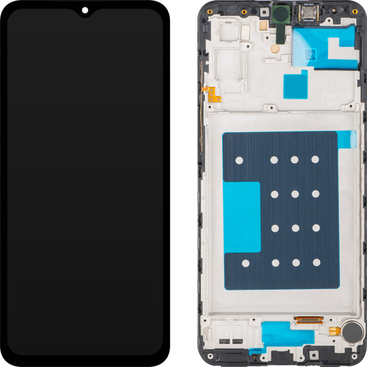 Zaslon s dodirnim zaslonom MP kompatibilan s Samsung Galaxy A17 5G, s okvirom, crni