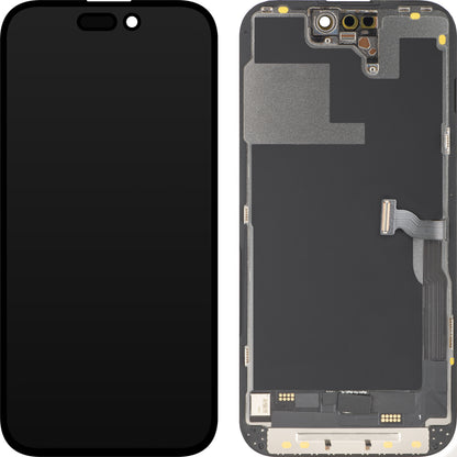 Display s MP Touchscreenom kompatibilan s Apple iPhone 14 Pro, s Okvirom, OLED FHD Diagnostic Verzija, Crni