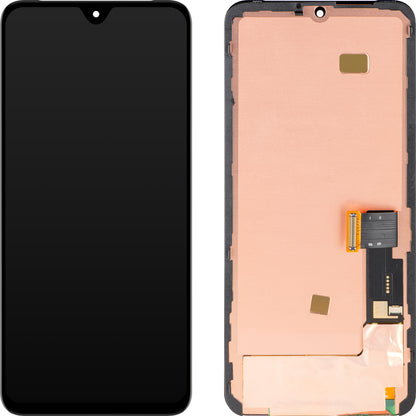 Zaslon s dodirnim zaslonom MP kompatibilan s Google Pixel 8, s okvirom, OLED verzija, Crna