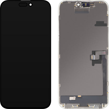 Zaslon s Touchscreen MP kompatibilan s Apple iPhone 16 Pro Max, s Okvirom, Verzija OLED FHD IC Movable, Crna, Swap