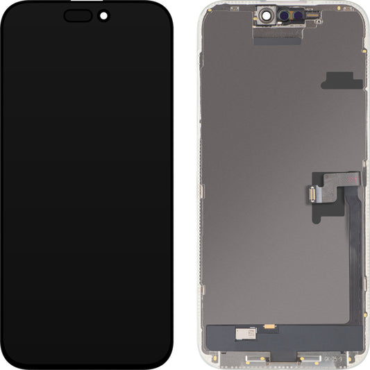 Zaslon s Touchscreen MP kompatibilan s Apple iPhone 16 Pro Max, s Okvirom, Verzija OLED FHD IC Movable, Crna, Swap