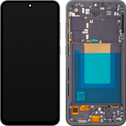 Zaslon s MP zaslonom osjetljivim na dodir kompatibilan sa Samsung Galaxy S24 FE S721, s okvirom, OLED verzija, crna