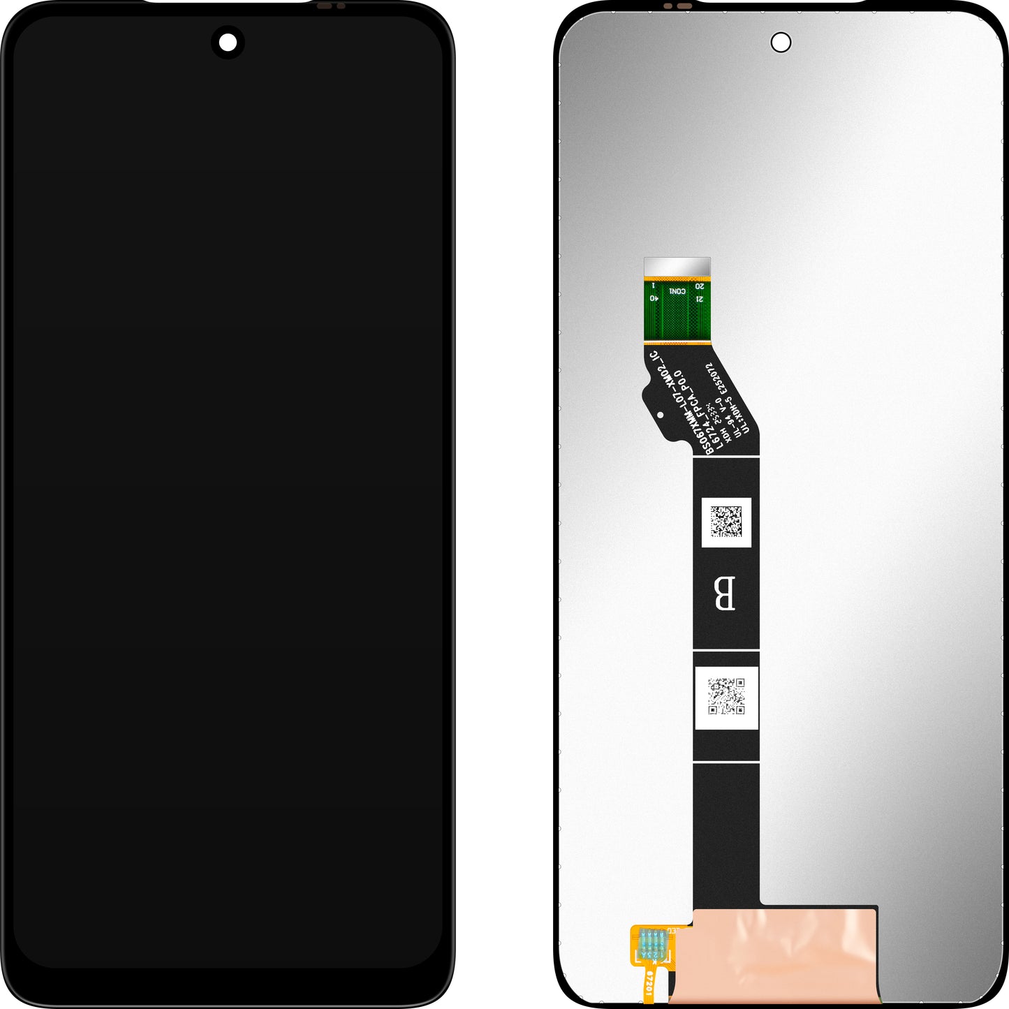 Zaslon s dodirnim zaslonom MP kompatibilan s Motorola Moto G17 / G17 Power