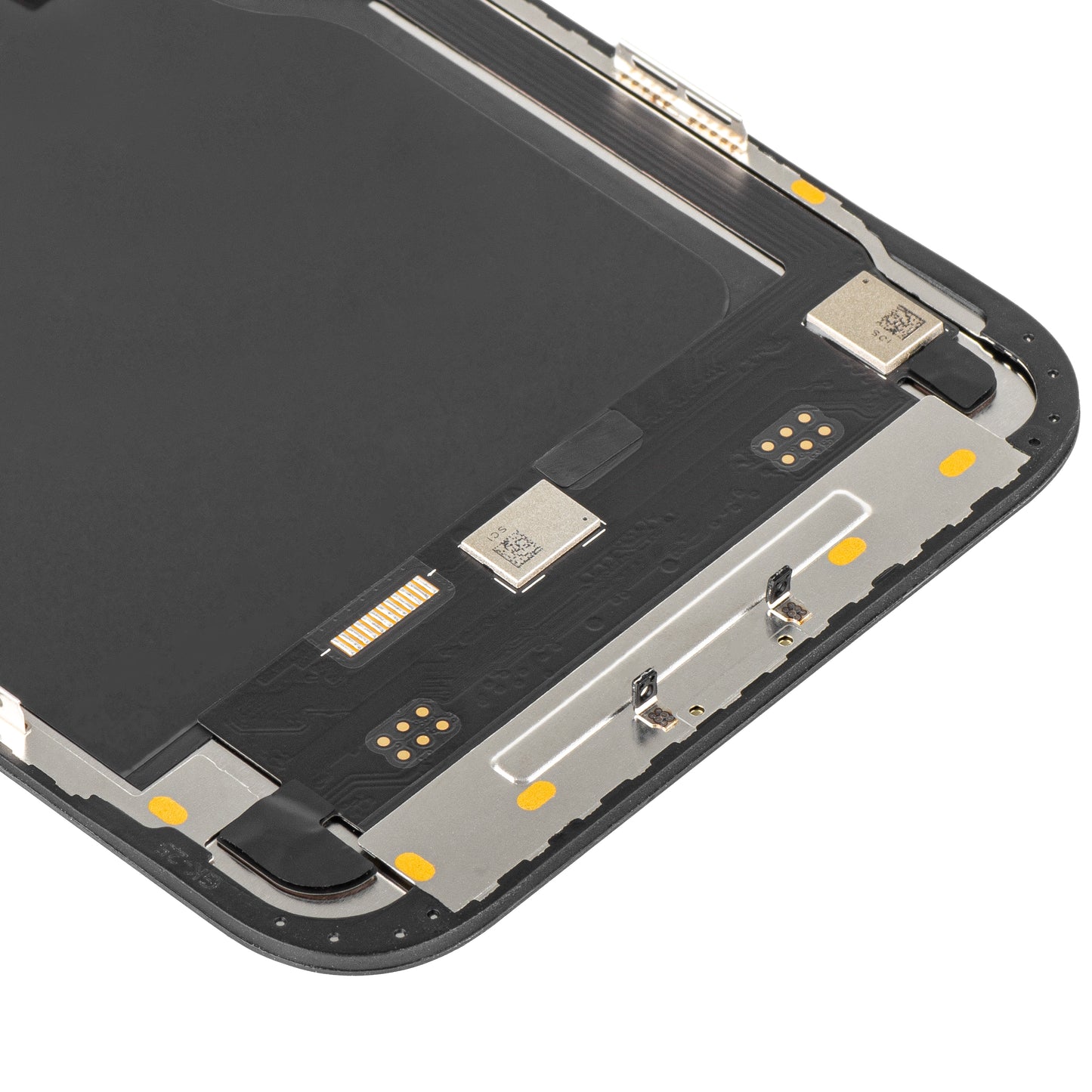 Zaslon s dodirnim zaslonom MP kompatibilan s Apple iPhone 12 Pro Max, s okvirom, verzija Soft OLED IC Movable FHD, crna
