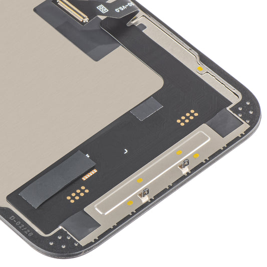 Zaslon s dodirnim zaslonom MP kompatibilan s Apple iPhone 14, s okvirom, verzija Soft OLED FHD 120Hz IC Movable, crna