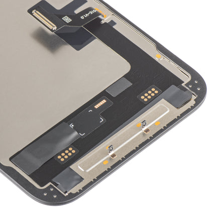 Zaslon s MP zaslonom osjetljivim na dodir kompatibilan s Apple iPhone 17e / 16e, s okvirom, Soft OLED FHD 120Hz IC Movable verzija, Crna