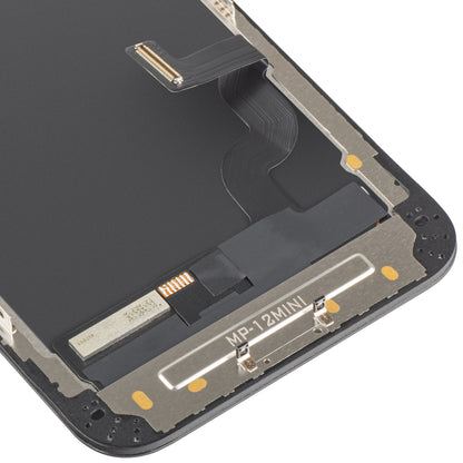 Zaslon s MP zaslonom osjetljivim na dodir kompatibilan s Apple iPhone 12 mini, s okvirom, OLED FHD IC Movable verzija, crna