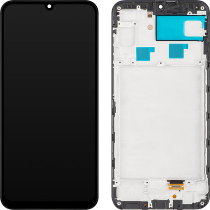 Zaslon s dodirnim ekranom MP kompatibilan s Samsung Galaxy A24 4G A245, s okvirom, OLED verzija, crni