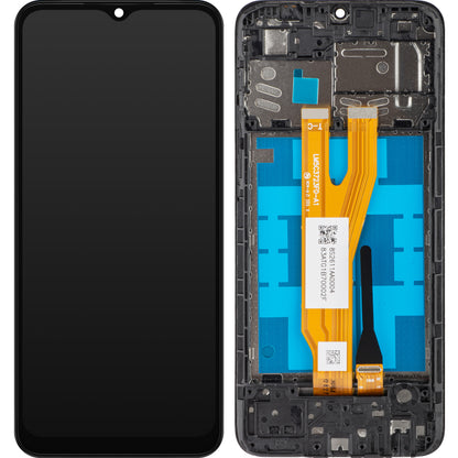 Zaslon s dodirnim ekranom MP kompatibilan s Samsung Galaxy A03 Core A032, s okvirom, crni