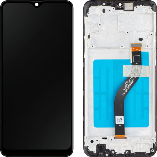 Zaslon s dodirnim ekranom MP kompatibilan s Samsung Galaxy A20s A207, s okvirom, crni