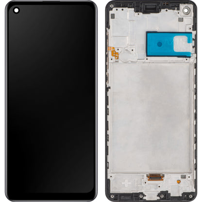 Zaslon s dodirnim ekranom MP kompatibilan s Samsung Galaxy A21s A217, s okvirom, crni