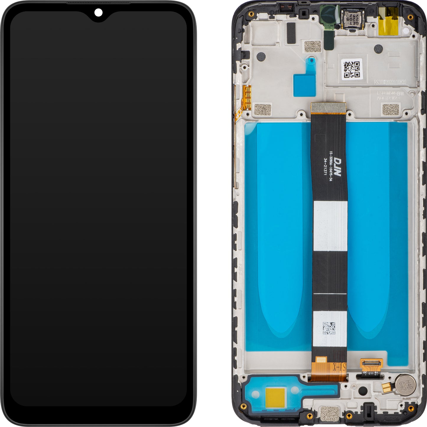 Display s Touchscreenom MP kompatibilan s Xiaomi Redmi 9C NFC / 9C / 9A, s okvirom, crni