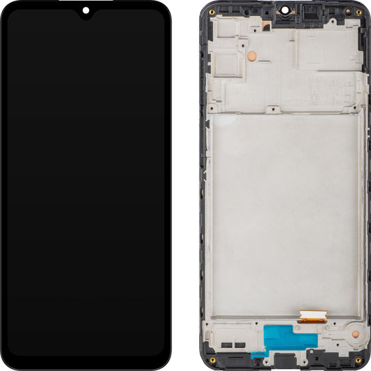 Zaslon s dodirnim ekranom MP kompatibilan s Samsung Galaxy A16 4G A165, s okvirom, crni.