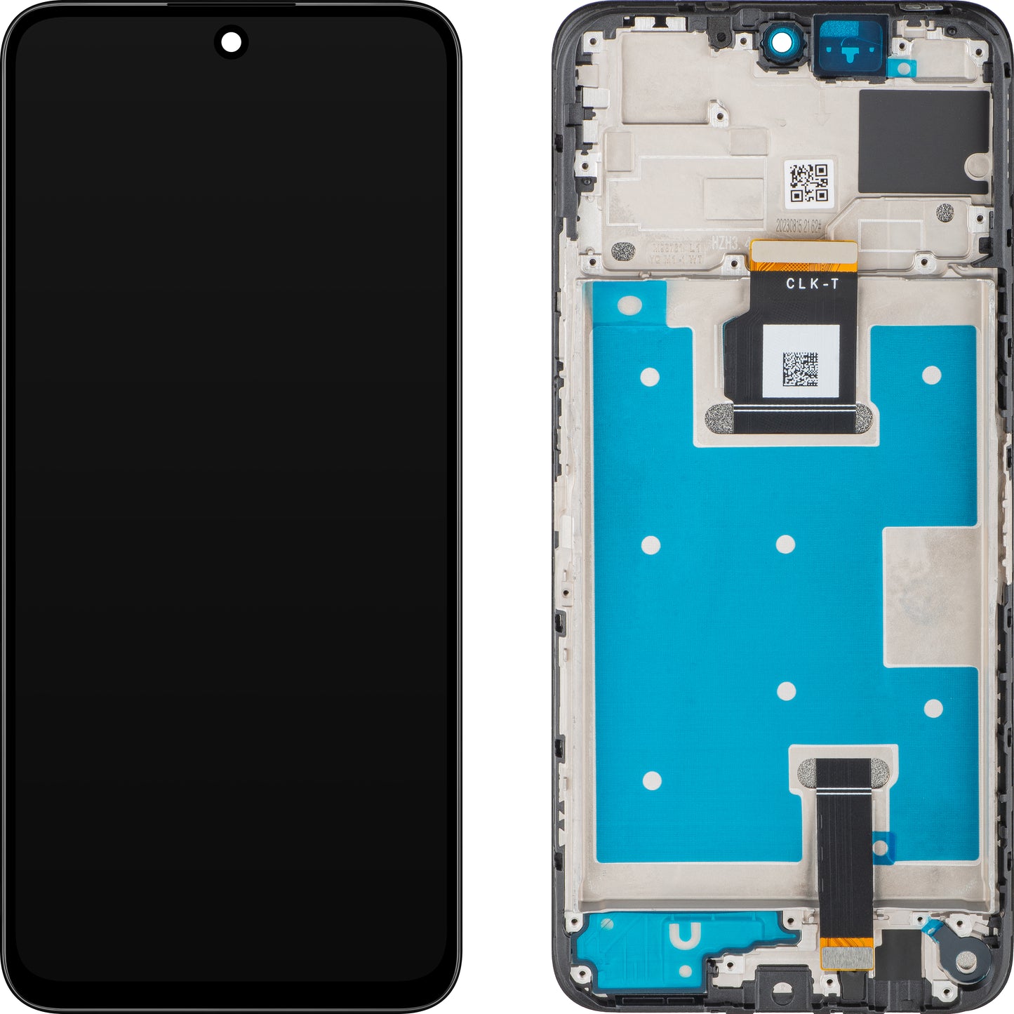 Display s Touchscreenom MP kompatibilan s Honor 90 Smart / X7b 4G, s okvirom, Crni