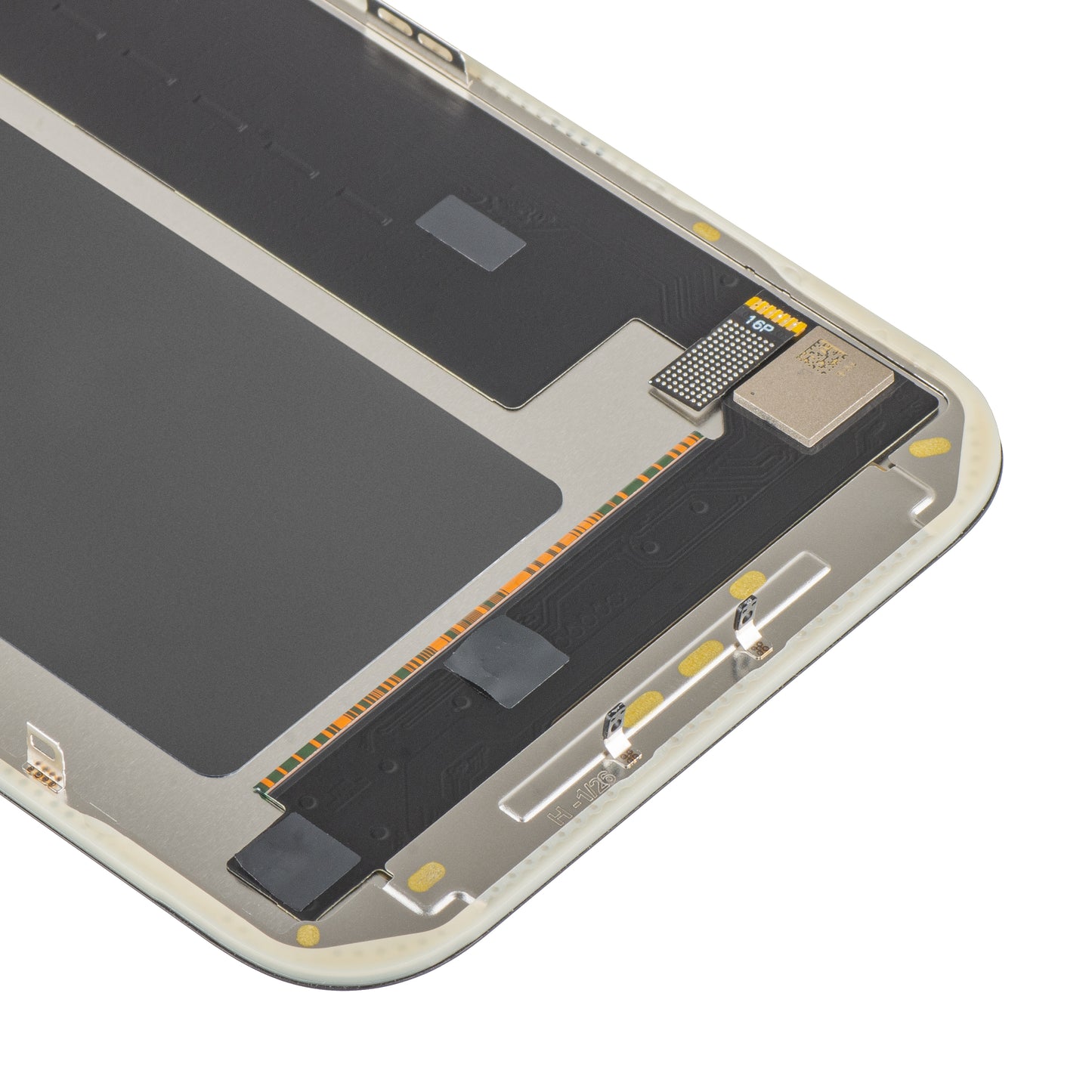 Zaslon s MP zaslonom osjetljivim na dodir kompatibilan s Apple iPhone 17 Pro Max, s okvirom, OLED FHD IC Movable verzija, crna